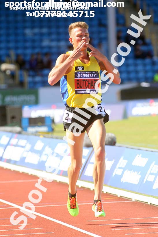 Mens 5000 metres, World Championship Team Trials, Alexander Stadium, Birmingham